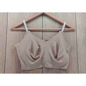 True & Co True Body Lift Full Cup Bra – Size L (Full Cup) – Nude Beige